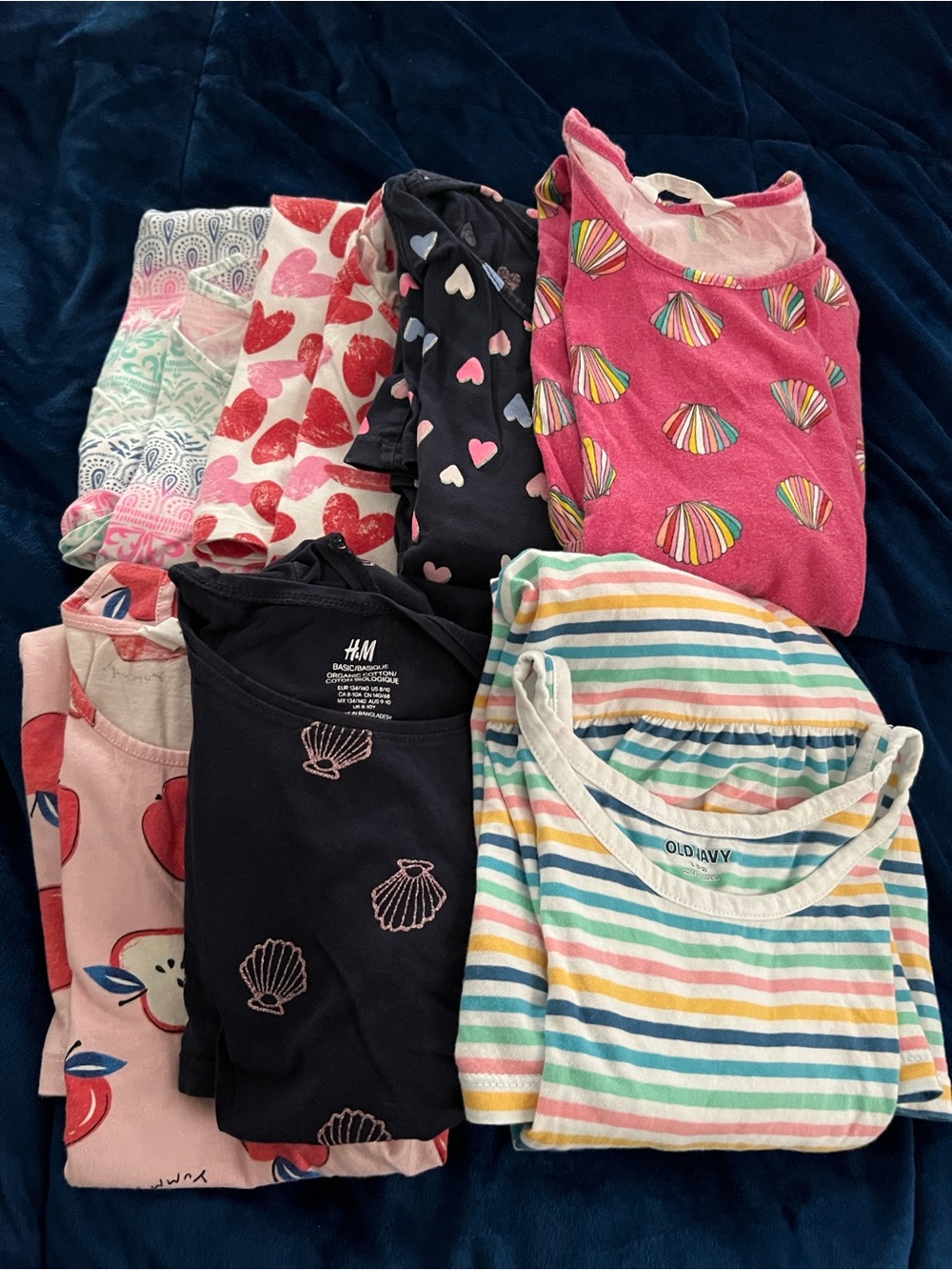 Bundle of H&M Girls' Sleeveless Print Dresses and 1 Old Navy Dress ( size 8-10)